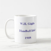 Mug Texte d'idole de clochette sur M. back- Giggle (Gauche)