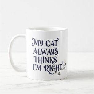 Mug Texte drôle de chat