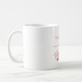 Mug Texte drôle de dinde de Thanksgiving. (Gauche)