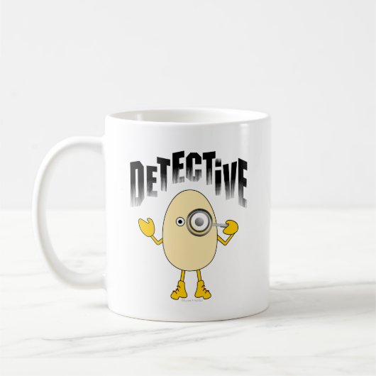Mug Texte du détective Egghead (Gauche)