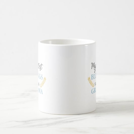 Mug Texte du devis de grand-mère sur mesure (Centre)