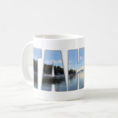 Mug Texte du lac Tahoe (Devant gauche)