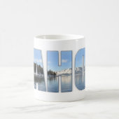 Mug Texte du lac Tahoe (Centre)