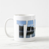 Mug Texte du lac Tahoe (Gauche)