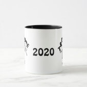 Mug Texte du robot de bombardement (Centre)