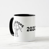 Mug Texte du robot de bombardement (Devant gauche)