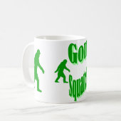 Mug Texte du slogan vert parti (Devant gauche)