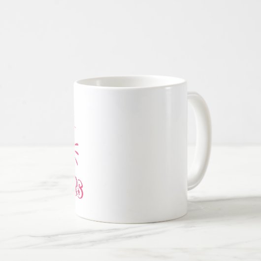 Mug Texte Editable : . .chasing… (jumeaux, ados, etc.) (Devant droit)