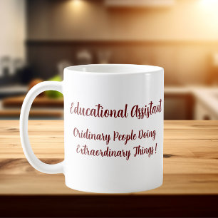 Mug Texte EXTRAORDINAIRE Assistant Éducatif Berry