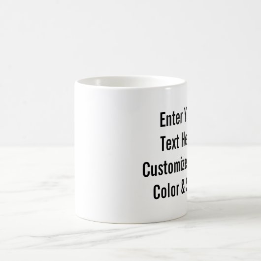 Mug Texte fait sur commande (Centre)