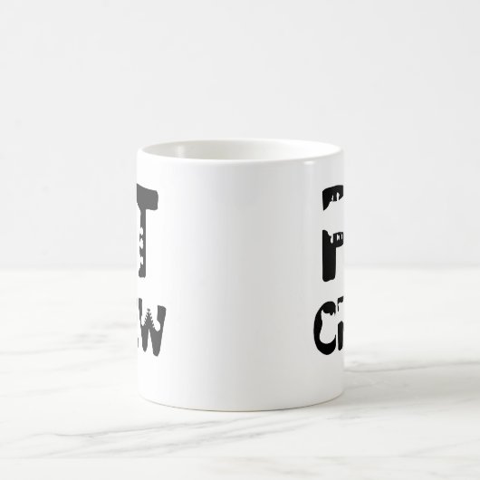 Mug Texte musical de l'équipage de bande (Centre)