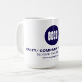 Mug Texte ou conception personnalisés (Devant gauche)