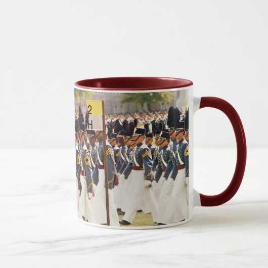 Mug Texte personnalisable de cadets de West Point (Droite)