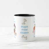 Mug Texte Personnalisable - J'Aime Chiens VOUS Pas tel (Centre)