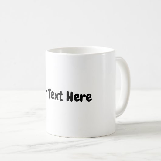 Mug Texte personnalisé (Devant droit)