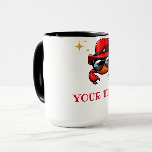 Mug Texte personnalisé (Devant gauche)