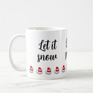 Mug Texte personnalisé Canard de neige mignon   Bonhom