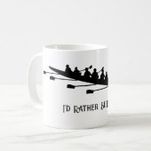 Mug Texte personnalisé de la silhouette (Devant gauche)