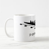Mug Texte personnalisé de la silhouette (Gauche)