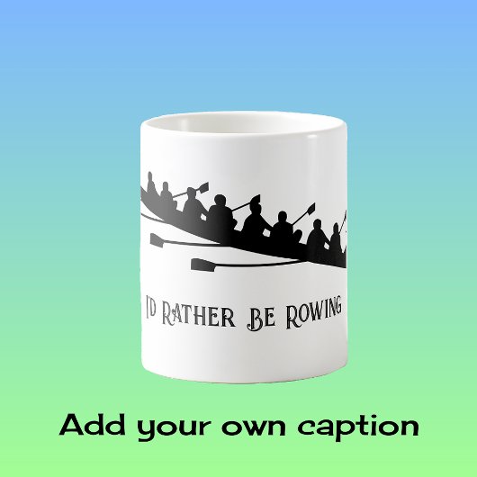 Mug Texte personnalisé de la silhouette