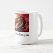 Mug Texte personnalisé Dragon (Devant droit)