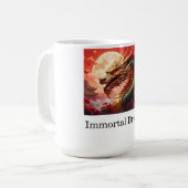 Mug Texte personnalisé Dragon (Devant gauche)