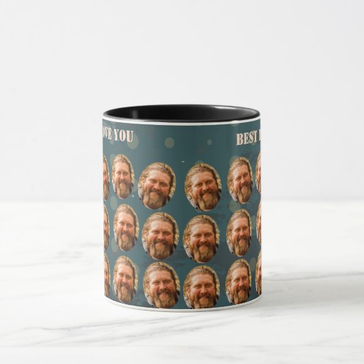 Mug Texte personnalisé face personnalisé avec l'image (Centre)