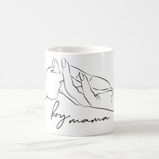Mug Texte personnalisé garçon / fille maman (Centre)
