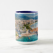 Mug Texte personnalisé Monténégro (Centre)