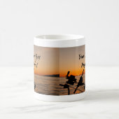 Mug Texte personnalisé pêche (Centre)