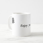 Mug texte personnalisé simple (Devant gauche)