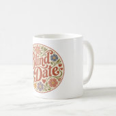 Mug Texte rétro aveugle (Devant droit)