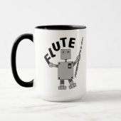 Mug Texte Robot de flux (Gauche)