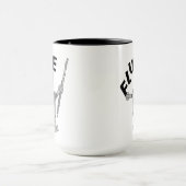 Mug Texte Robot de flux (Centre)
