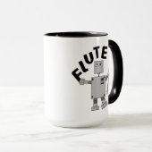 Mug Texte Robot de flux (Devant droit)