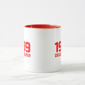 Mug Texte Rouge Delije Sever 1989 (Centre)
