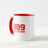 Mug Texte Rouge Delije Sever 1989 (Devant gauche)