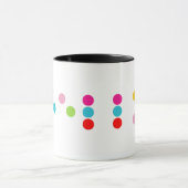 Mug Texte sans visibilité braille de lettres (Centre)