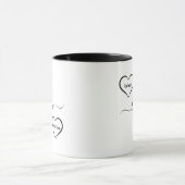 Mug Texte simple "Amour" Personnaliser  (Centre)