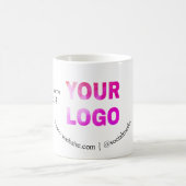 Mug texte simple minimal ajoutez votre logo/conception (Centre)