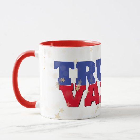 Mug Texte TRUMP & VANCE Sur Étoiles (Gauche)