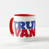 Mug Texte TRUMP & VANCE Sur Étoiles (Devant gauche)