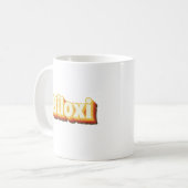 Mug Texte Vintage Biloxi Retro (Devant gauche)