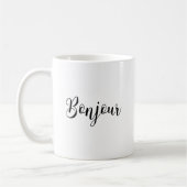 Mug TexteNoirBonjour (Gauche)