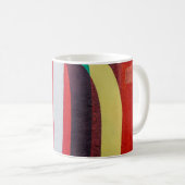 Mug textile blanc et rouge (Devant droit)