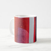 Mug textile blanc et rouge (Devant gauche)