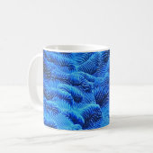 Mug textile bleu (Devant gauche)