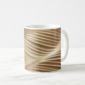 Mug TEXTILE Brown ET BLANC STRIPÉ (Devant droit)