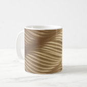 Mug TEXTILE Brown ET BLANC STRIPÉ (Devant gauche)