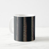 Mug textile noir et gris (Devant gauche)
